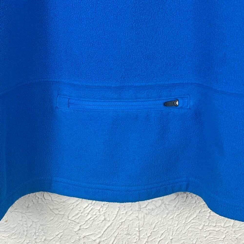 Reebok Men's Blue Fleece 1/4 Zip Pullover Sweatshirt XL Athletic Performance - Picture 7 of 8